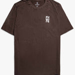 Camiseta-Future-Texturized-Marrom-Frente