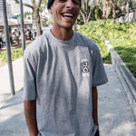 Camiseta Future Classic City Cinza Mescla Frente Ambiente