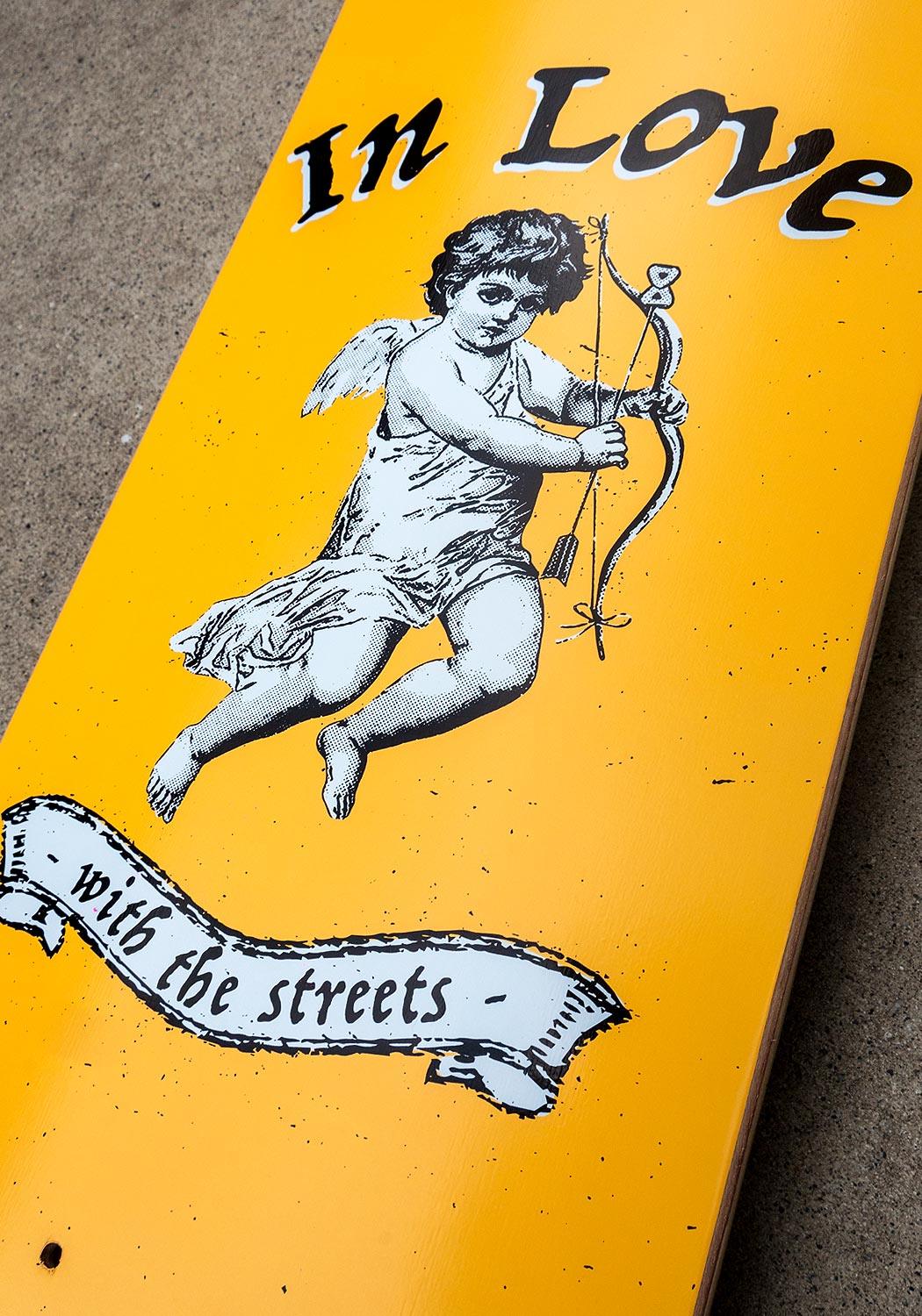 Shape Maple Future In Love Orange 8.0" - Future Skateboards