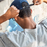Bone 5 Panel Future Working Azul Traseira Ambiente