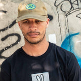 Bone Snapback Future Fisheye Bege Frente Ambiente