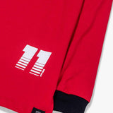 Camiseta Future City Players Vermelha Barra Frent