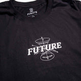 Camiseta Future Cone Light Preta Detalhe Frente