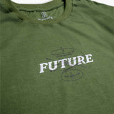 Camiseta Future Cone Light Verde Detalhe Frente
