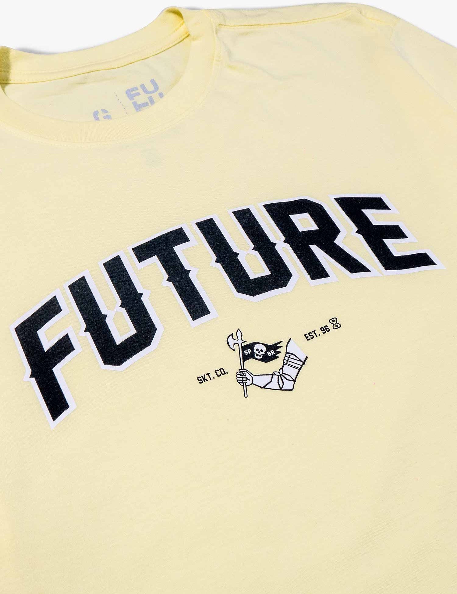 Camiseta Future Flag Amarela Detalhe Frente