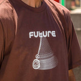 Camiseta Future Master Plan Marrom Lifestyle Close