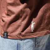 Camiseta Future Master Plan Marrom Lifestyle Detalhe