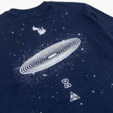 Camiseta Future Mycrocosmos Azul Detalhe Costas