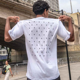 Camiseta Future Texturized Branca Costas Modelo