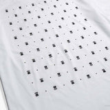 Camiseta Future Texturized Branca Detalhe Costas