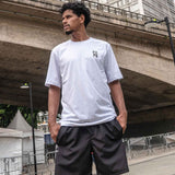 Camiseta Future Texturized Branca Frente Modelo