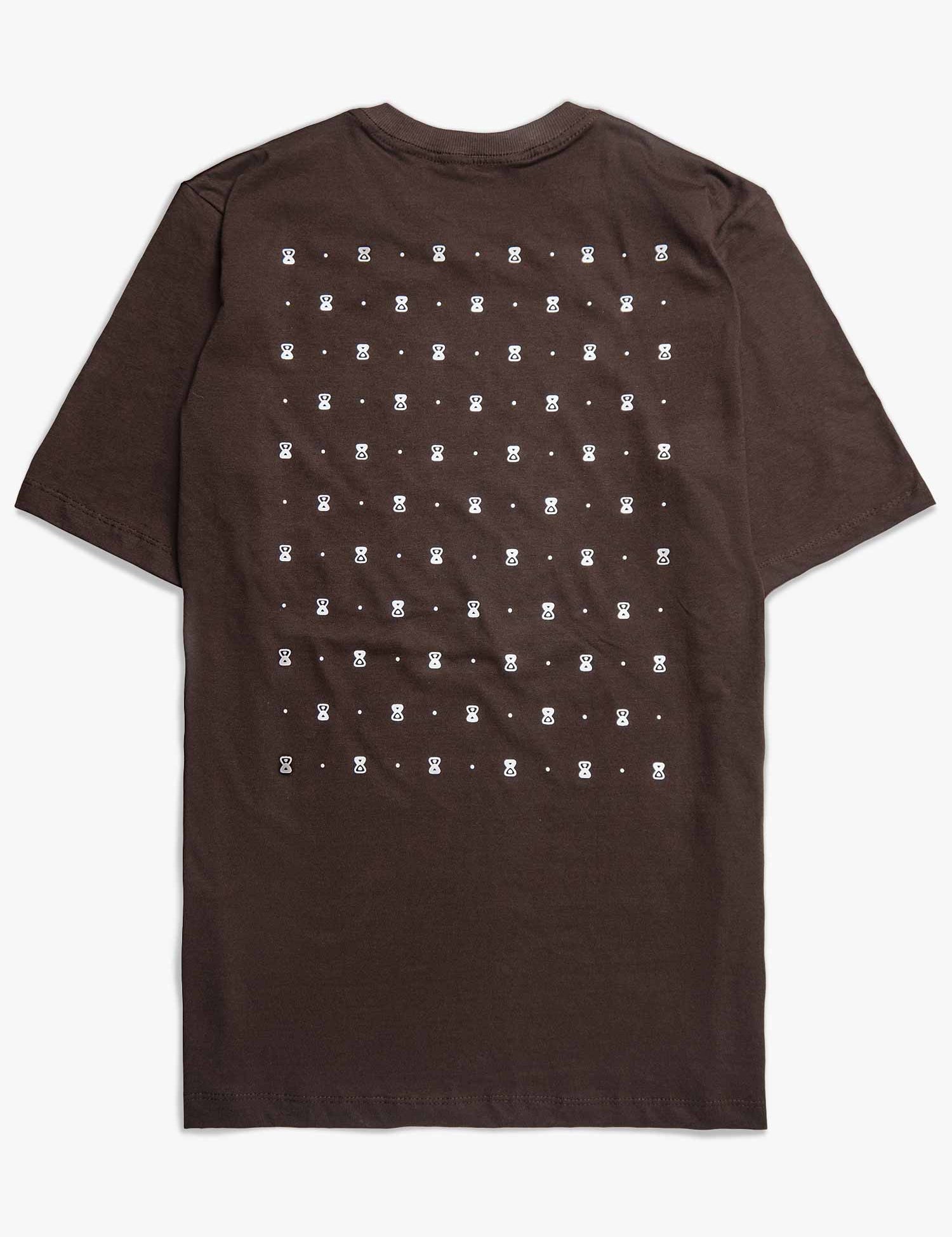 Camiseta-Future-Texturized-Marrom-Costas