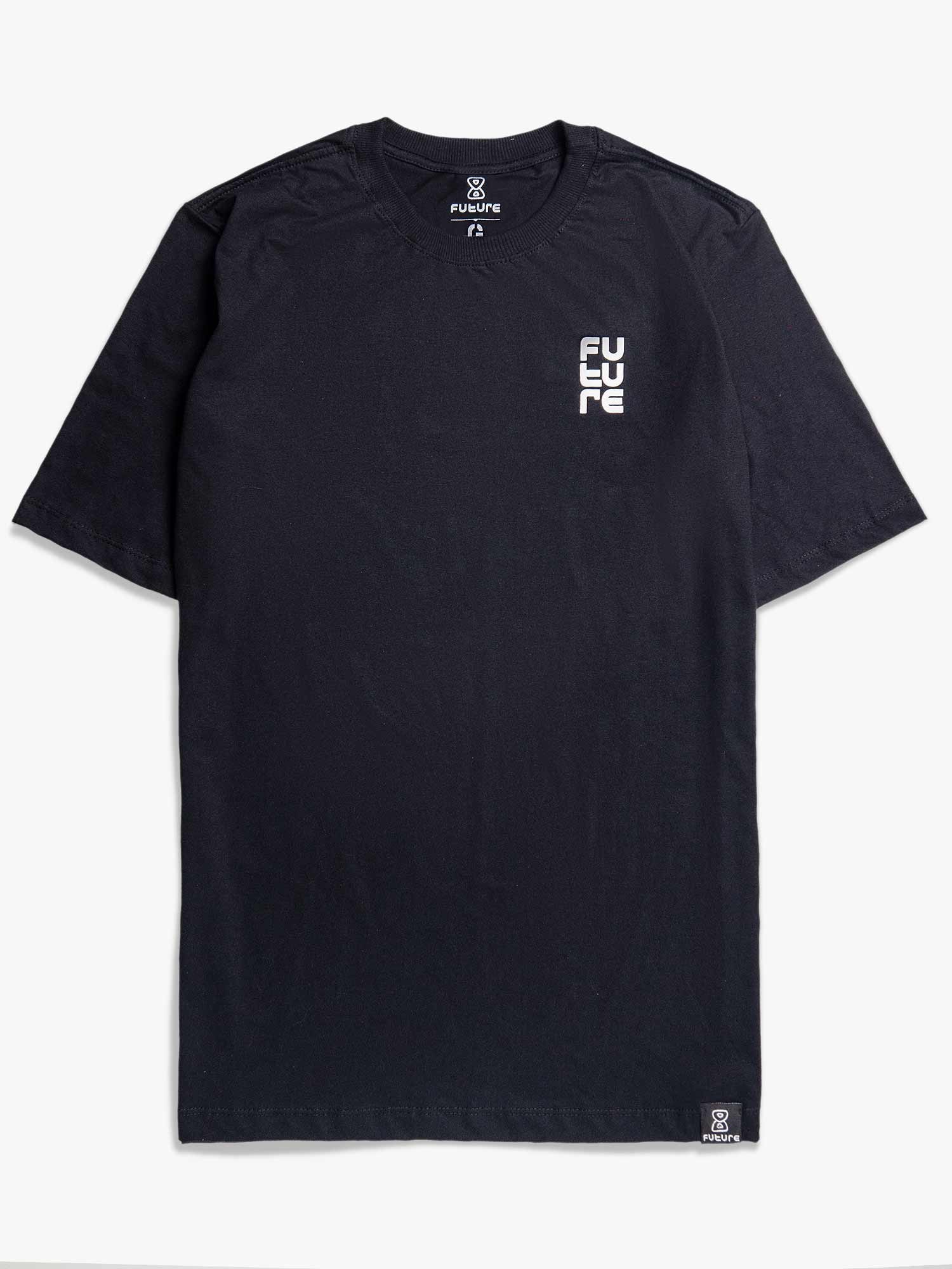 Camiseta-Future-Texturized-Preta-Frente