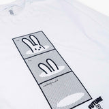 Camiseta Future Underground Branca Detalhe Frente