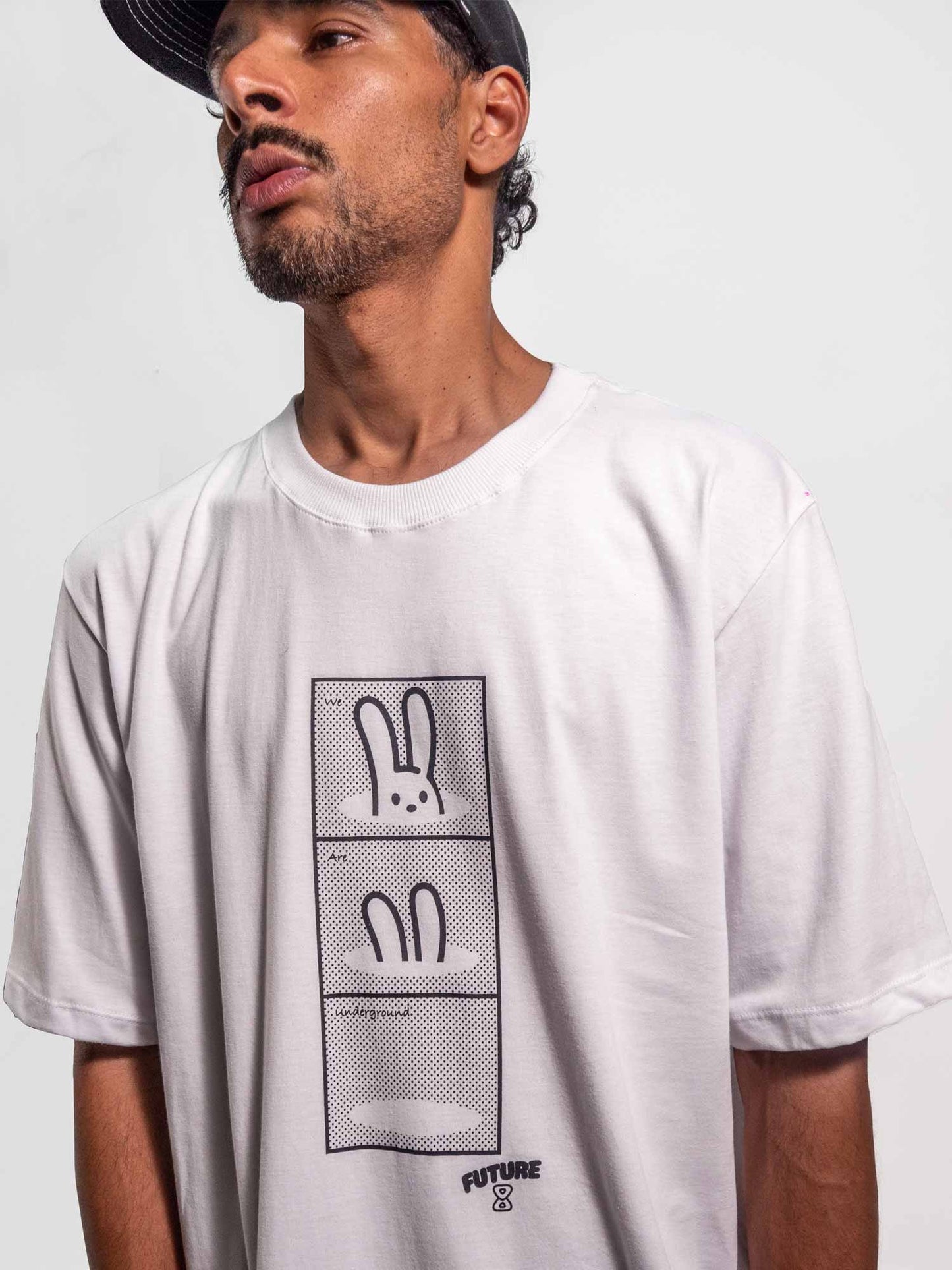    Camiseta-Future-Underground-Branca-Frente-Corpo