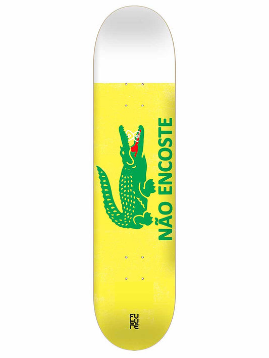 Shape Marfim Future Skateboards Não Encoste ll Amarelo 8.25”
