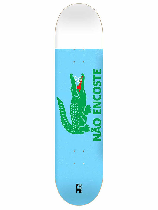 Shape Marfim Future Skateboards Não Encoste ll Azul 8.0”