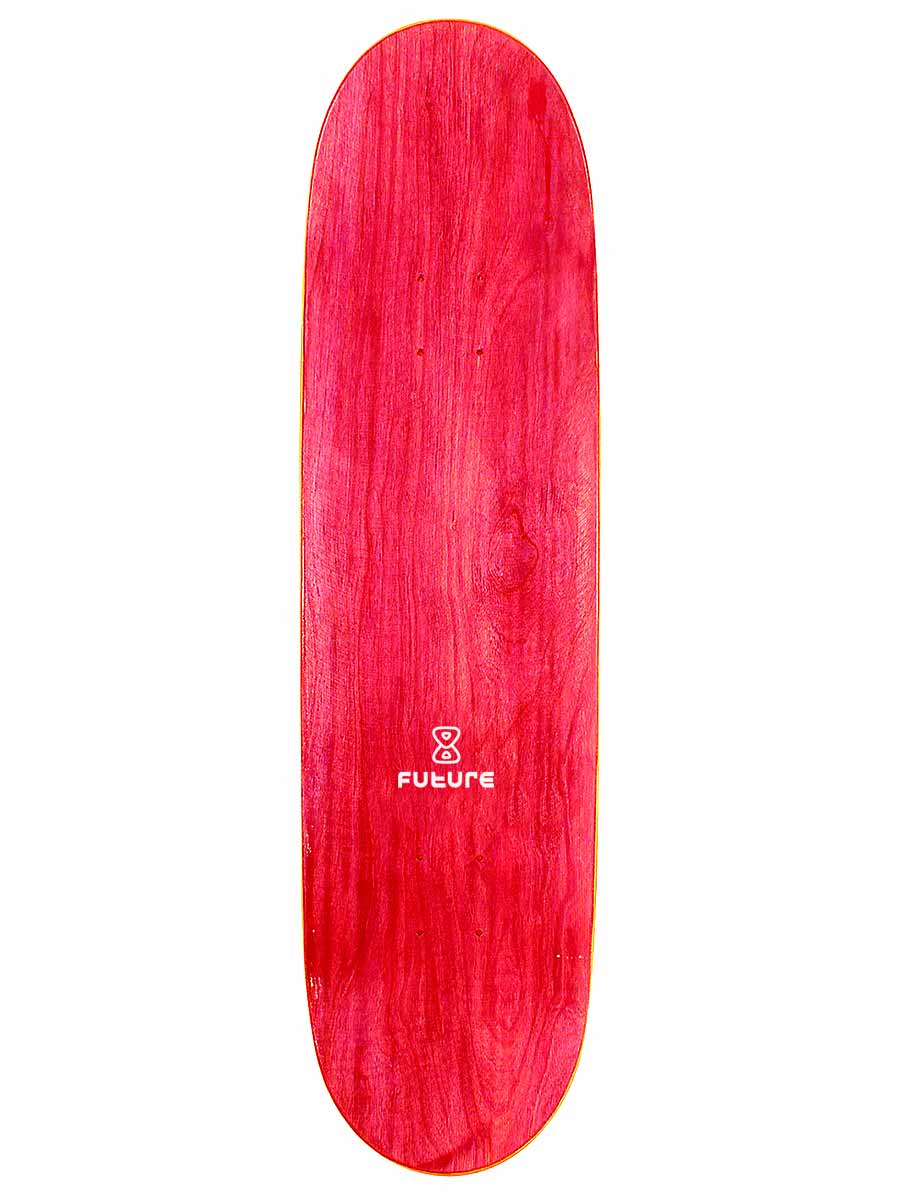 Shape Marfim Future Skateboards Não Pare Vermelho 8.0" Top