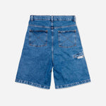 Bermuda Future Jeans Azul Marinho Costas
