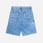 Bermuda Future Jeans Azul Claro Costas