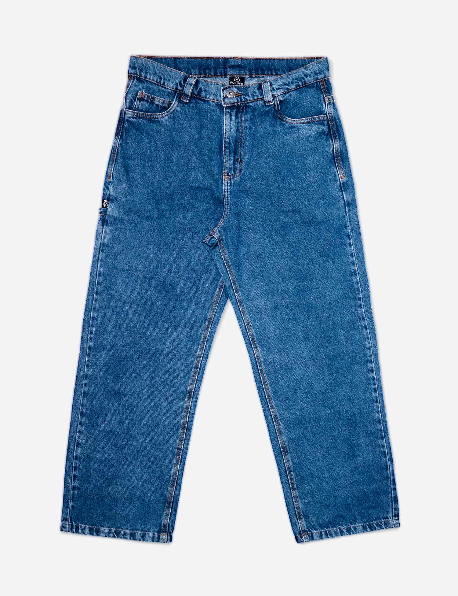 Calca Future Jeans Azul Marinho Frente