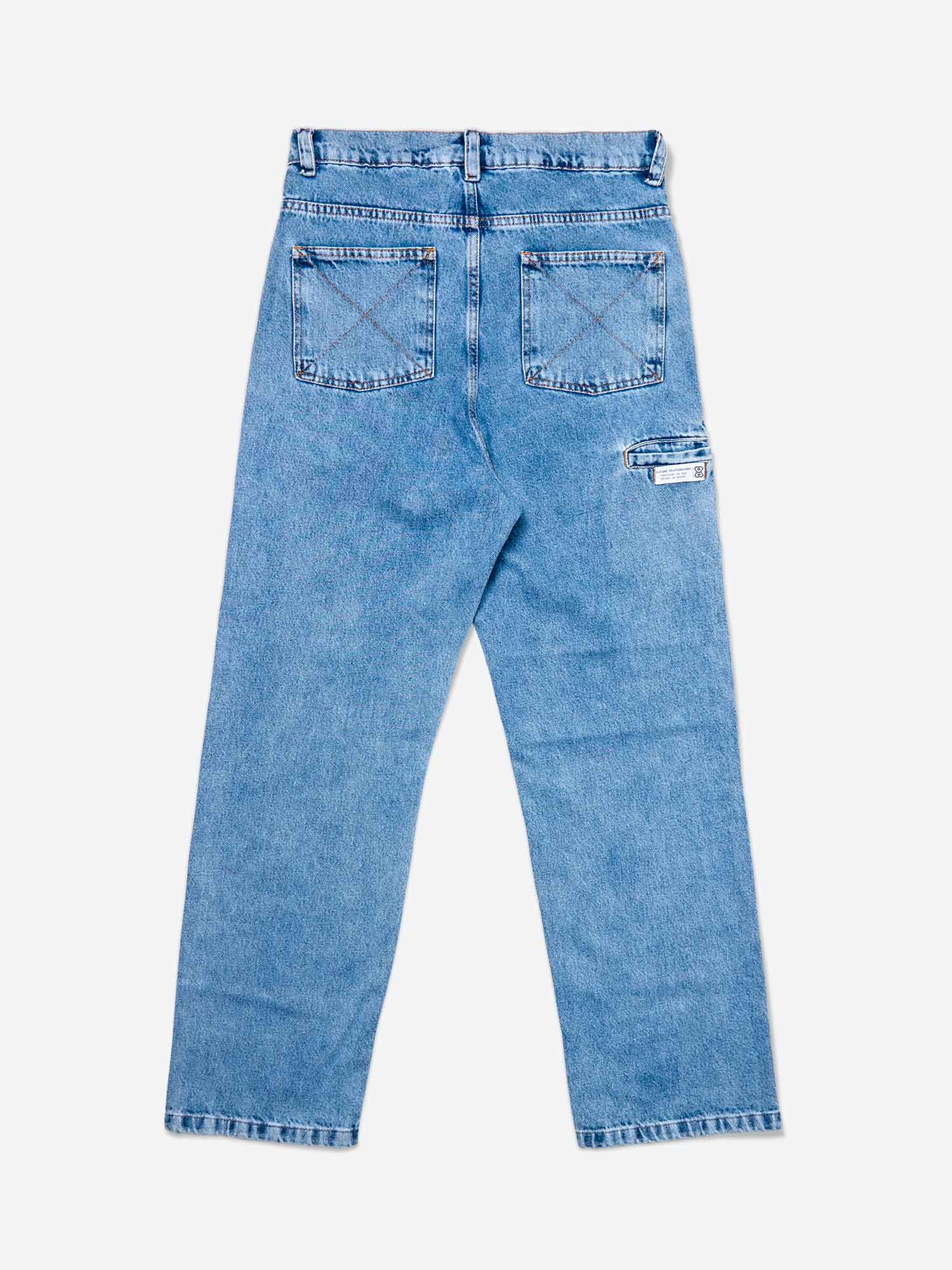 Calça Future Jeans Azul Claro Costas