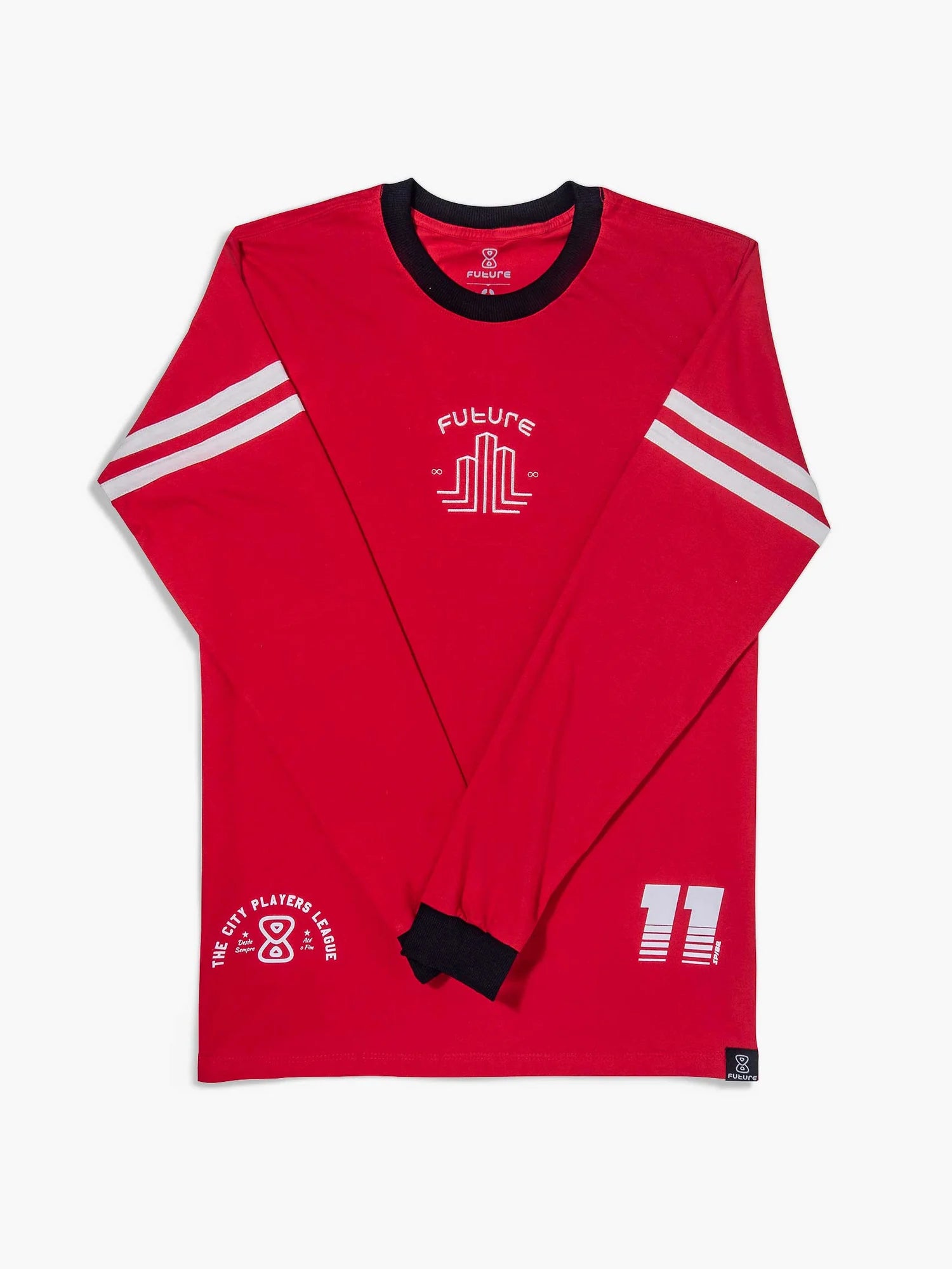 Camiseta Future City Players Vermelha Frente