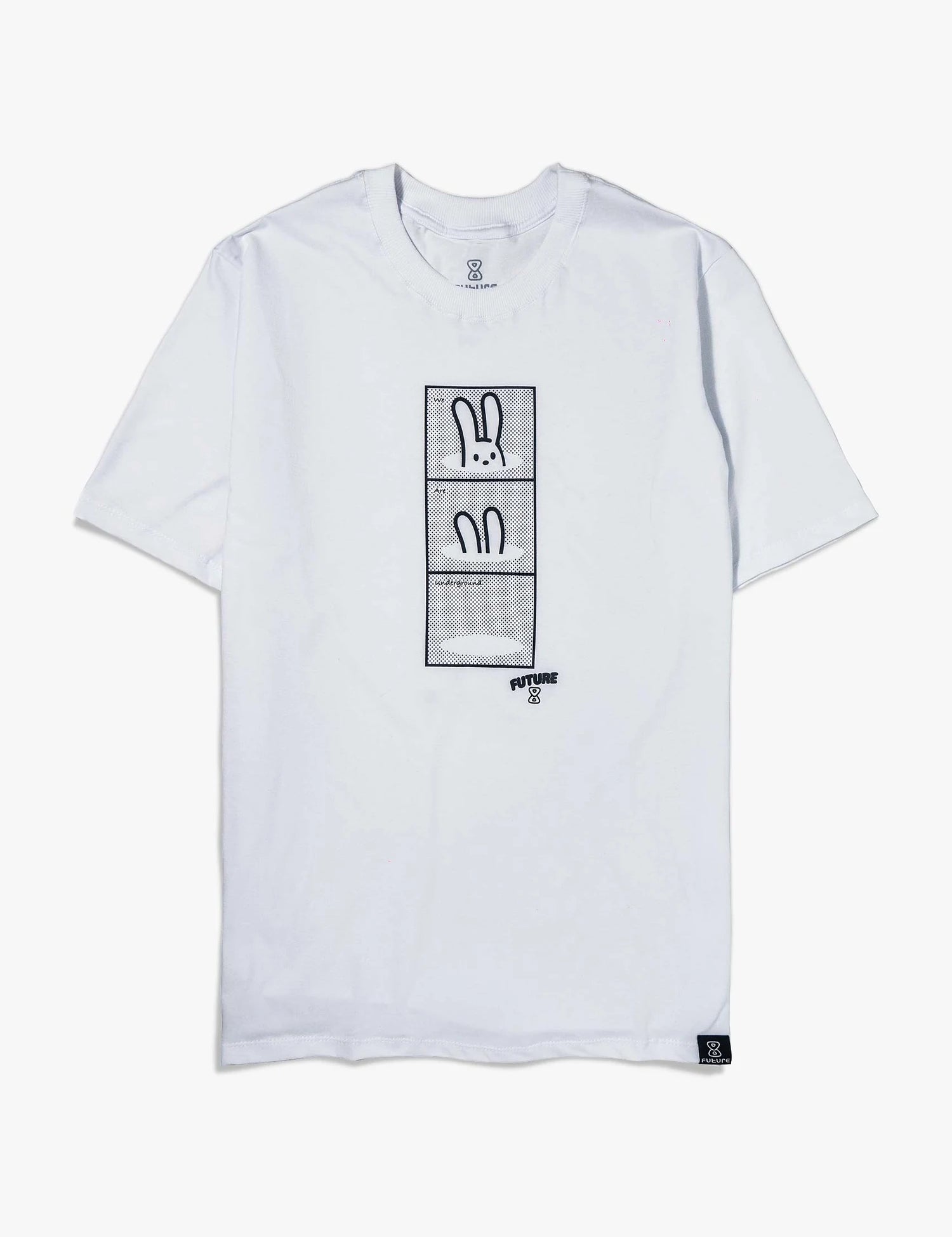 Camiseta Future Underground Branca Frente
