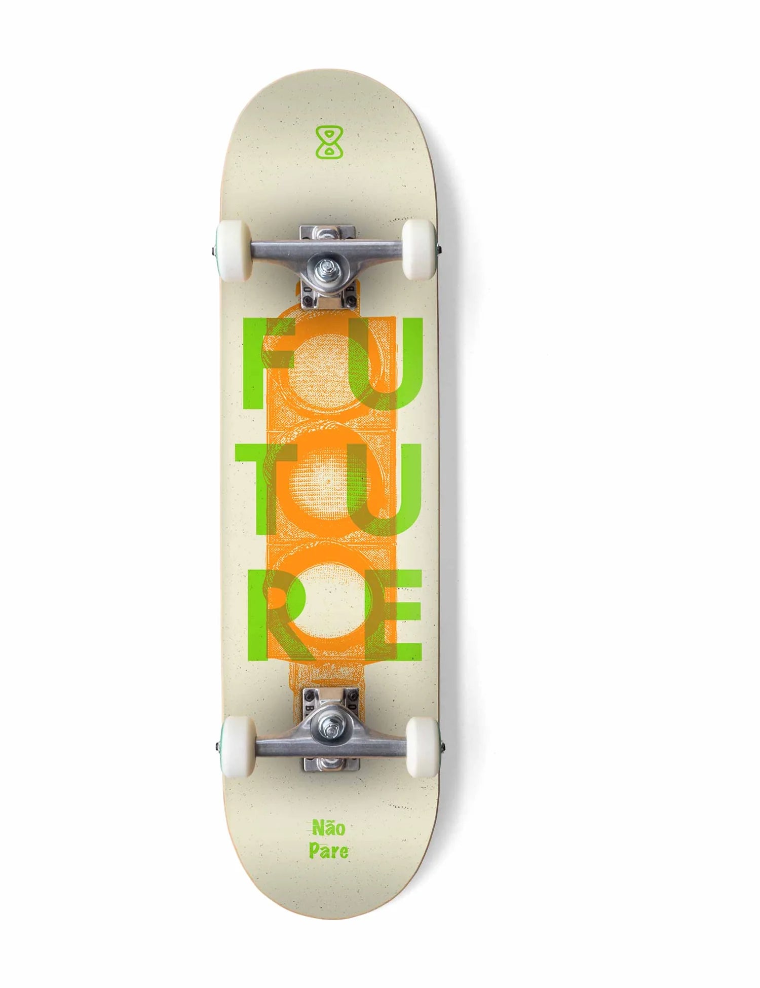 Skate Montado Future Marfim Nao Pare 8.3
