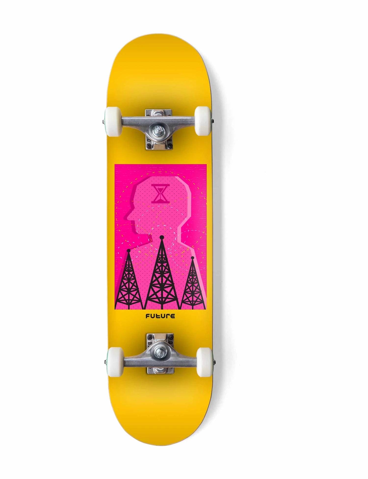 Skate Montado Future Marfim Transmission 8.1