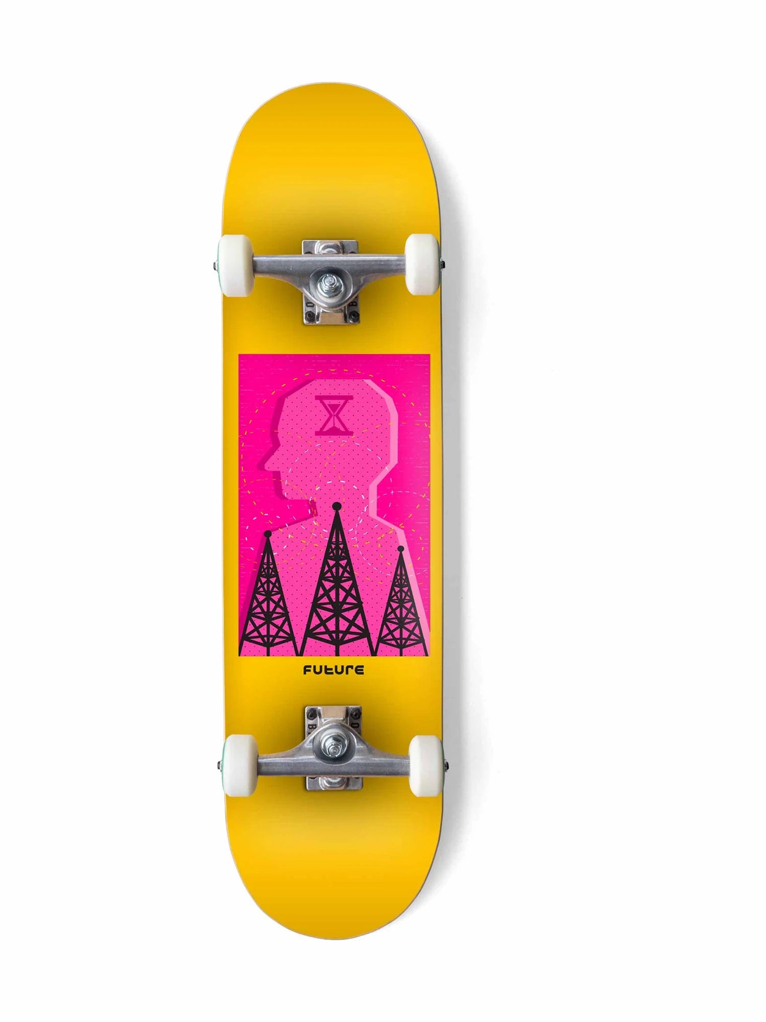 Skate Montado Future Marfim Transmission 8.1