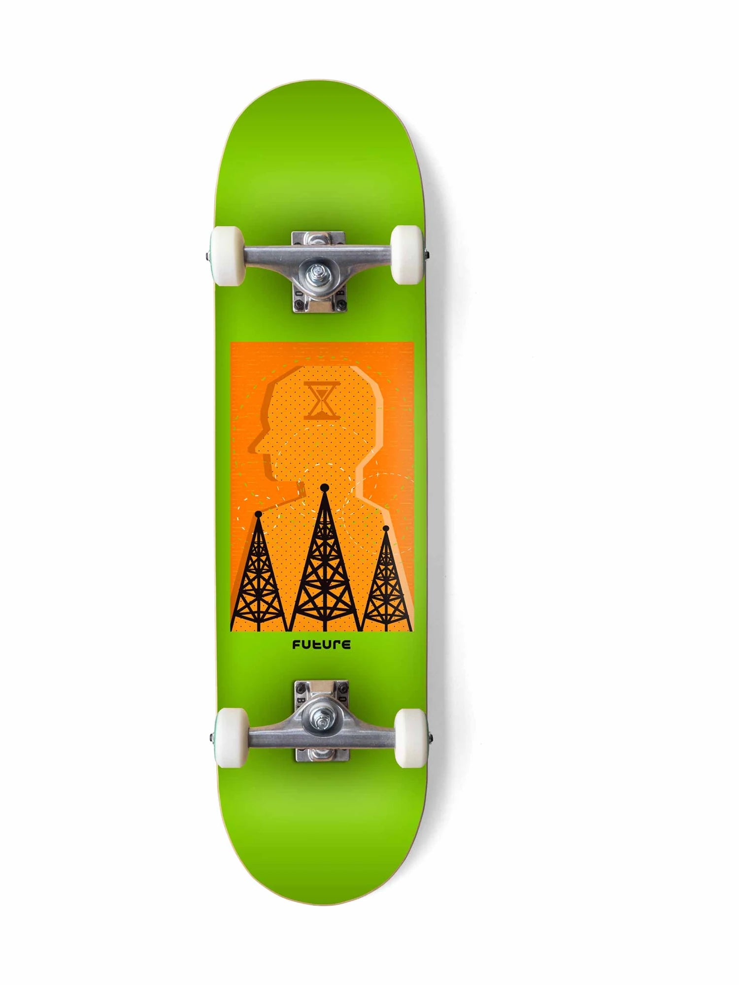 Skate Montado Future Marfim Transmission 8.25