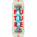 Skate Montado Future Marfim Não Pare 8.0''