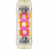 Skate Montado Future Marfim Não Pare 8.1''