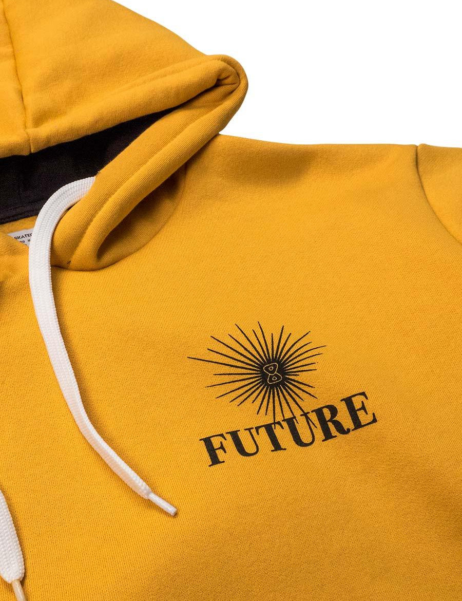 Moletom Future Somewhere Mostarda Costas Frente