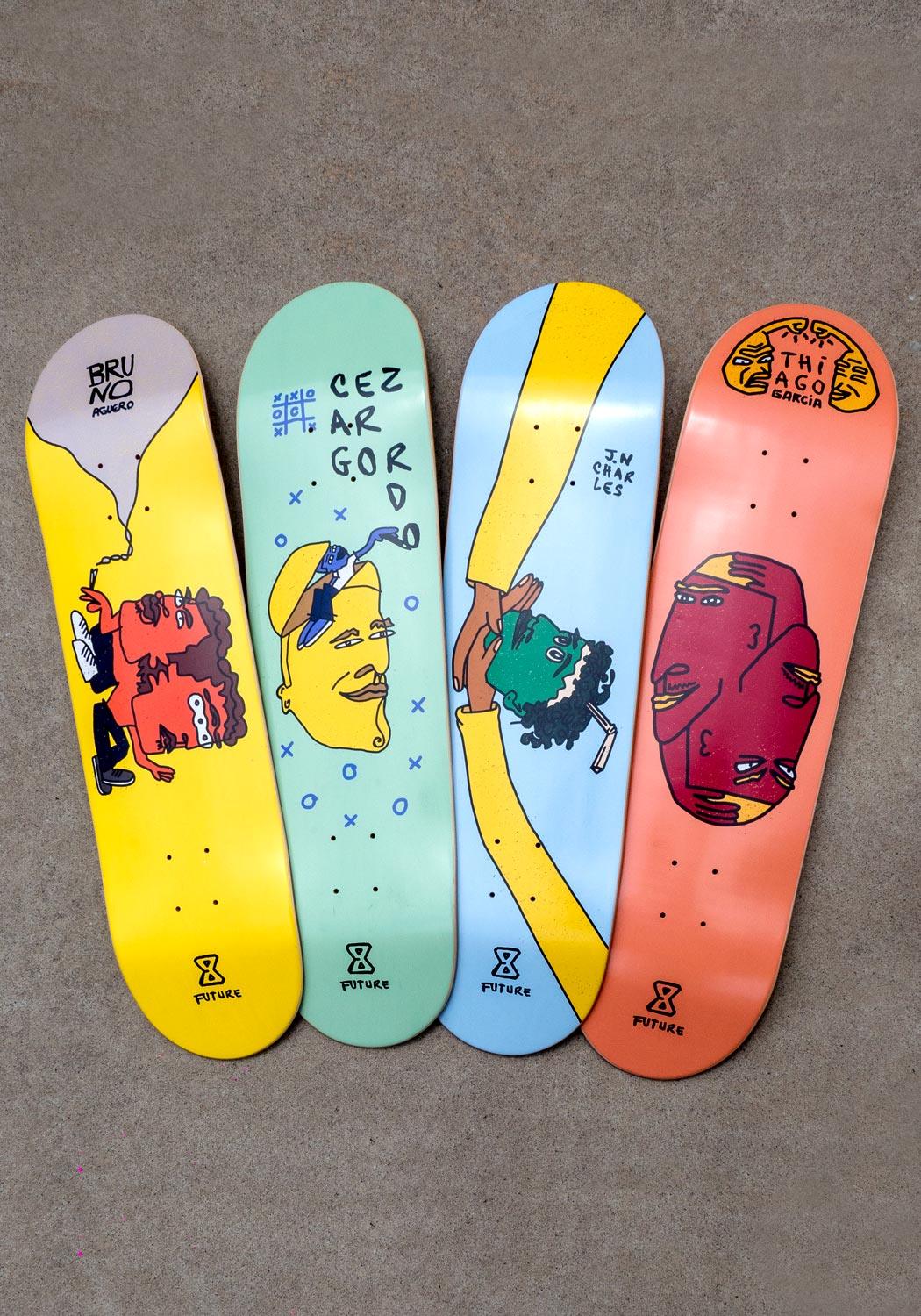 Shape Maple Future "Caras" J.N. 8.25" - Future Skateboards