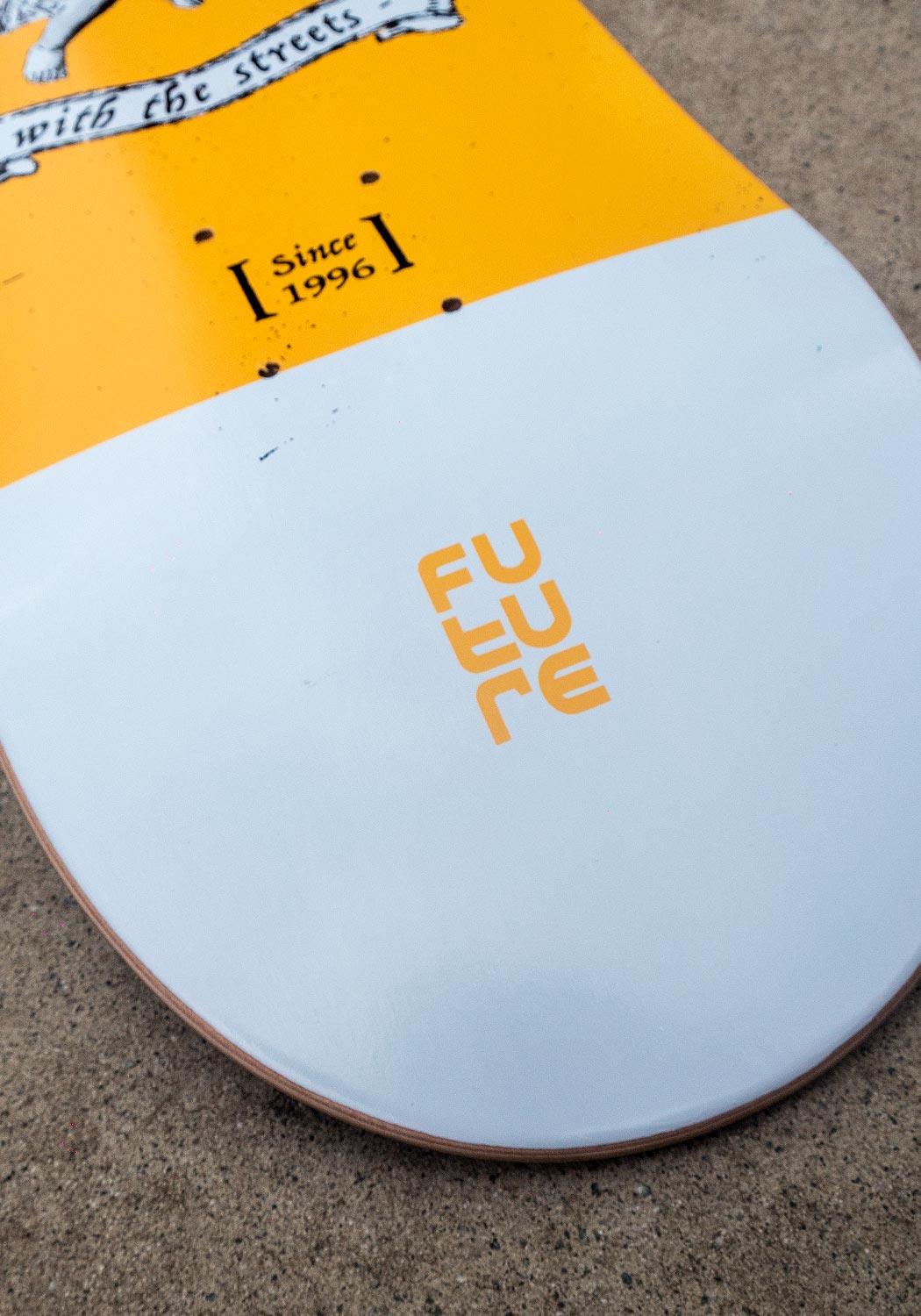 Shape Maple Future In Love Orange 8.0" - Future Skateboards